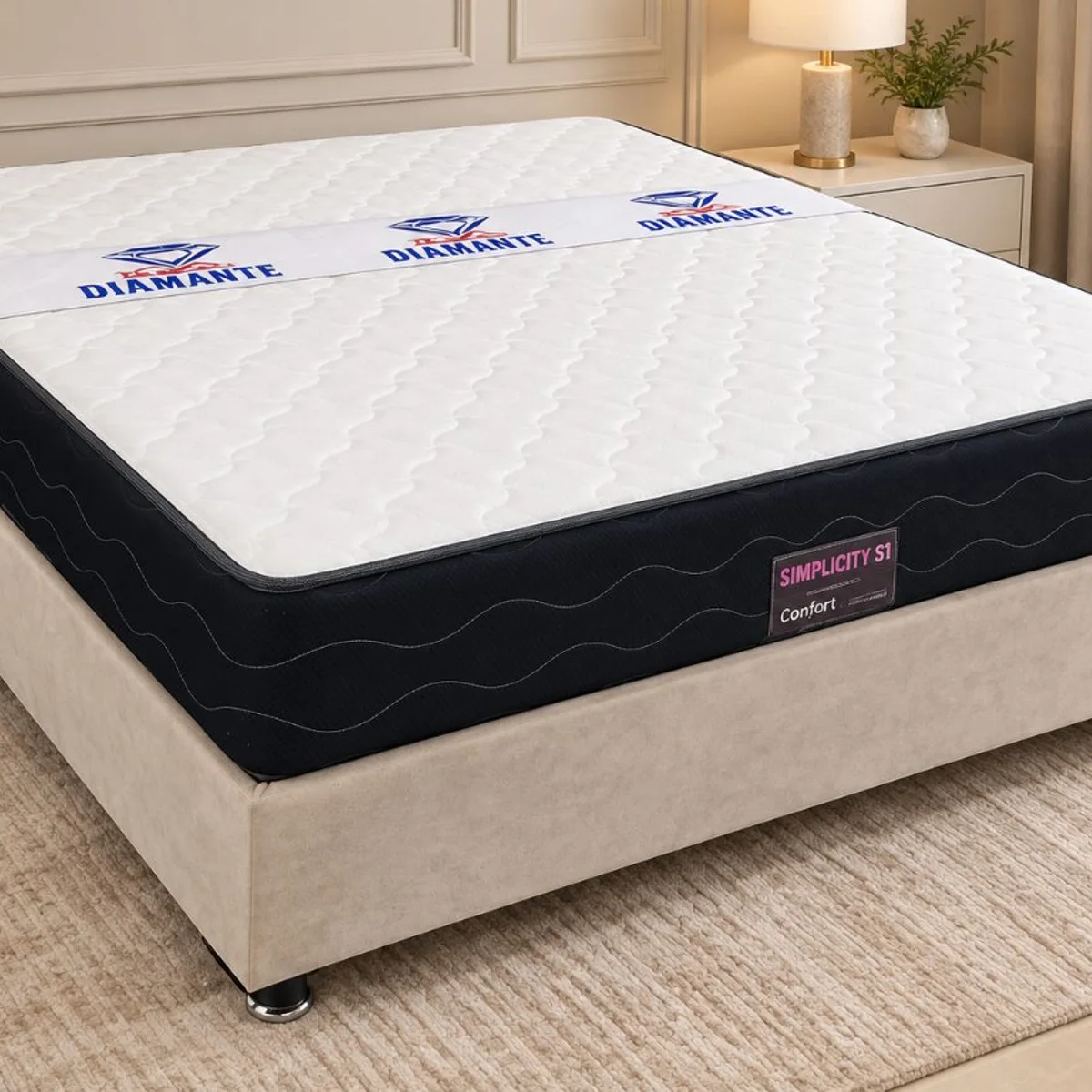 Duo Diamante | Base cama + colchón